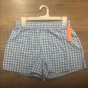 Colsie High Waist Blue Gingham Shorts